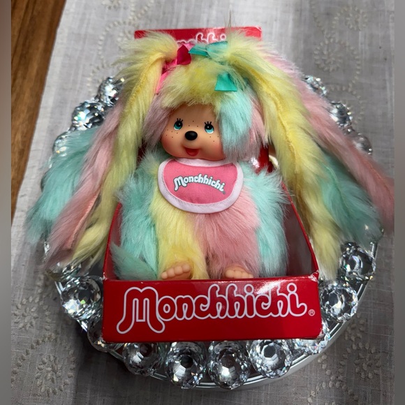 AM I MONCHHICHI? RARE NEW IN BOX LONG HAIRED PASTEL GIRL MONKEY 100% AUTHENTIC - Picture 2 of 11